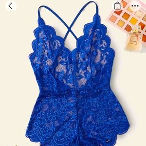Scalloped Lace Teddy